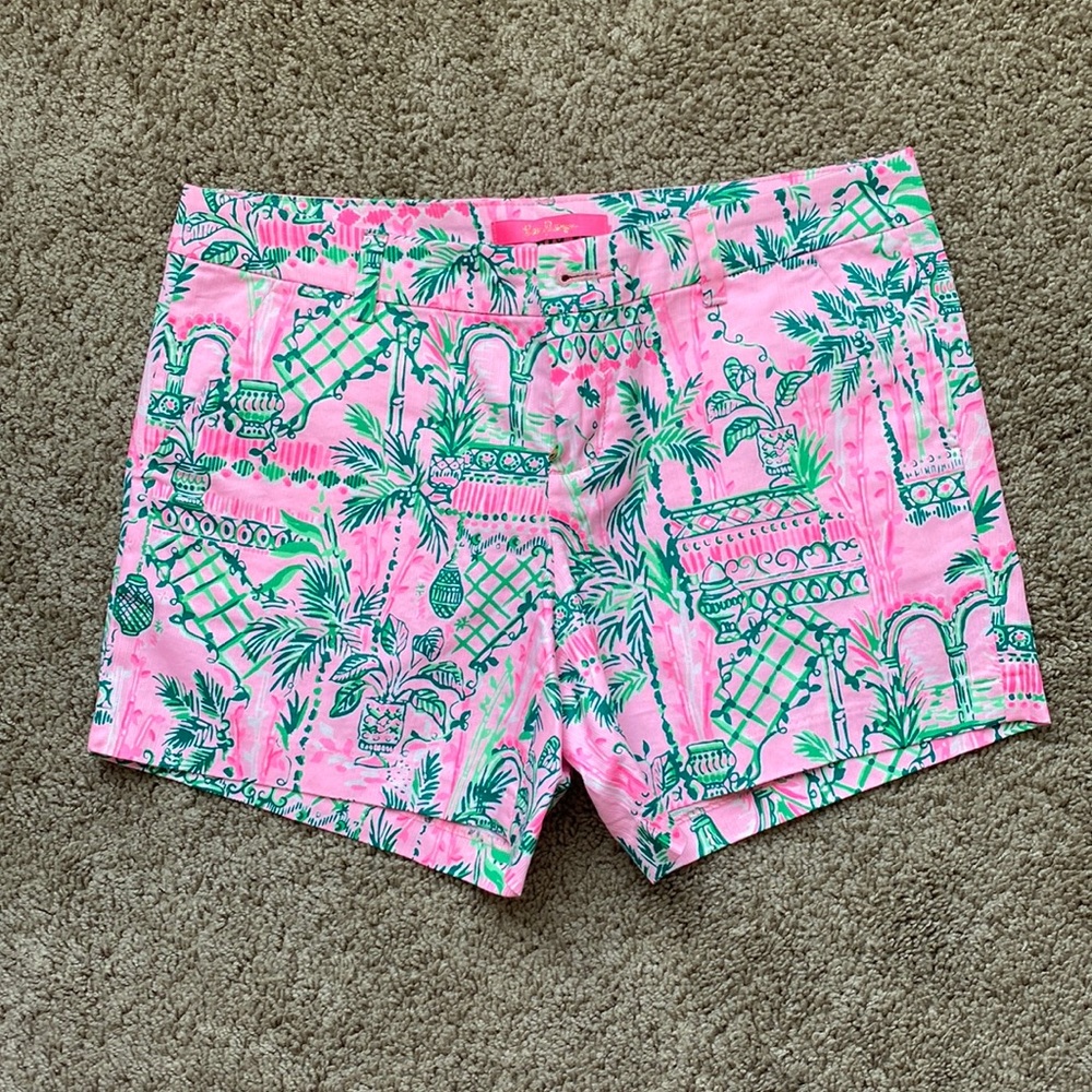 NWT Lilly Pulitzer Callahan Stretch Short in Mandevilla Baby Always Worth It